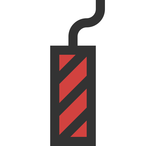 爆発物 Generic color lineal-color icon