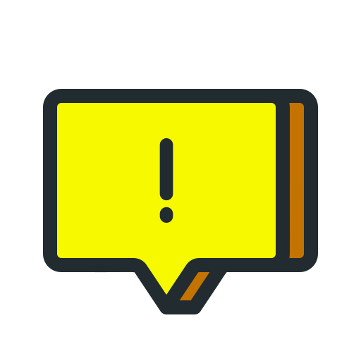 Caution Generic color lineal-color icon