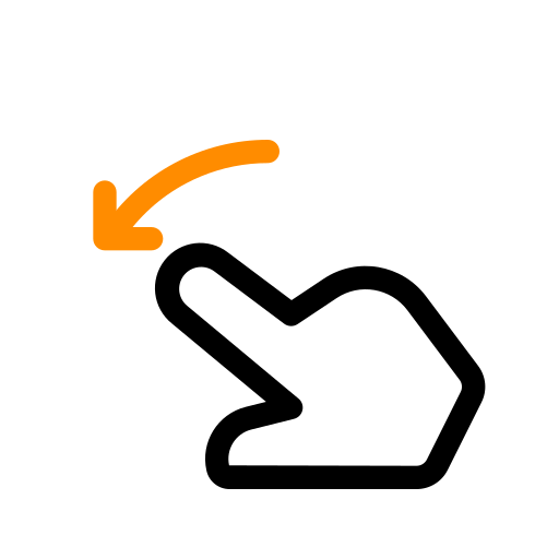 Left Generic outline icon