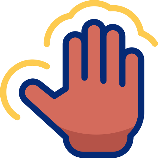Прикосновение пальца Basic Accent Lineal Color иконка