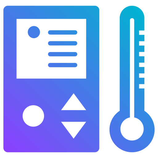 temperatuurregeling Generic gradient fill icoon