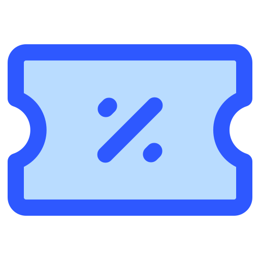 coupon Generic color lineal-color icon