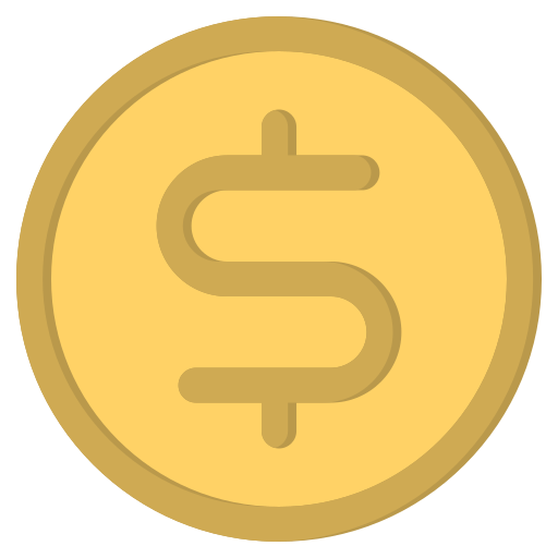 Coin Generic color fill icon