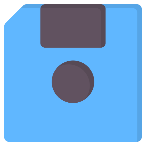 disquette Generic color fill Icône