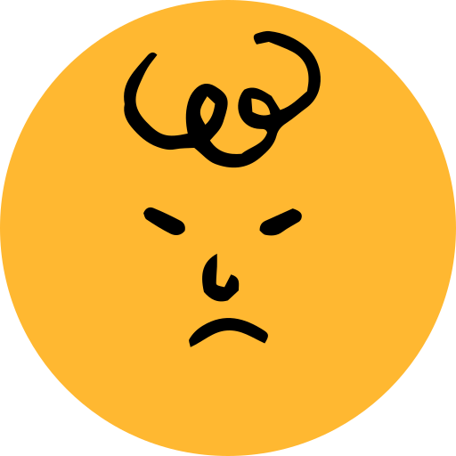 nieszczęśliwy Generic color fill ikona