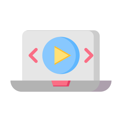Video editing Generic color fill icon