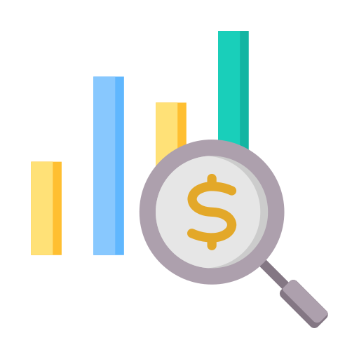 Financial analysis Generic color fill icon