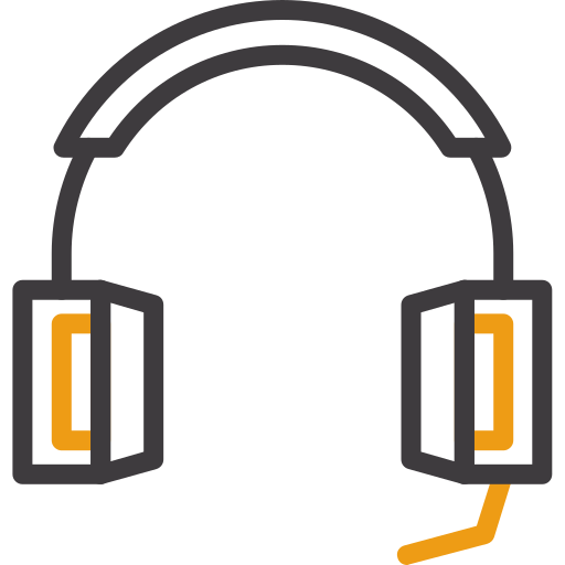 Headset Generic color outline icon