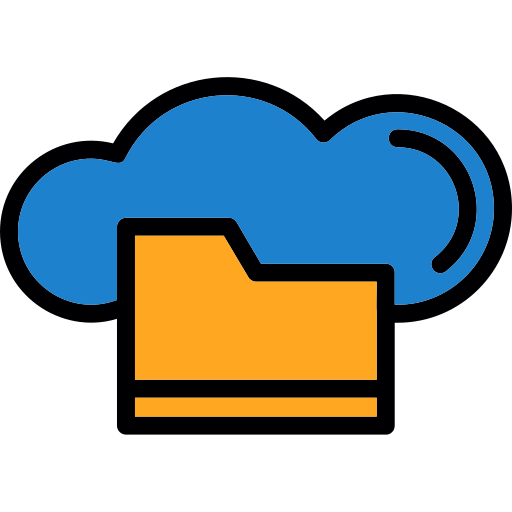 Cloud storage Generic color lineal-color icon