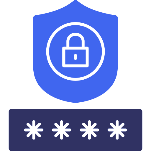 Защита паролем Generic color fill иконка