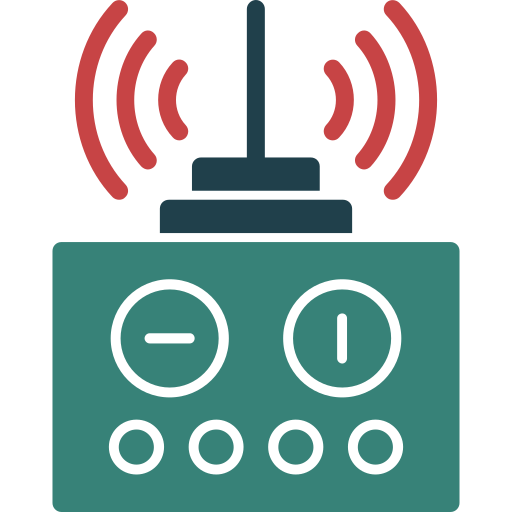 Remote control Generic color fill icon
