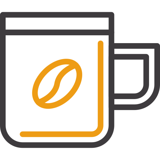 tazza di caffè Generic color outline icona