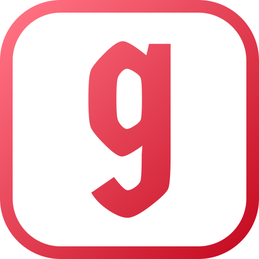 buchstabe g Generic gradient fill icon