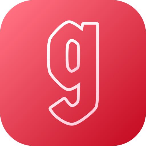 lettre g Generic gradient fill Icône