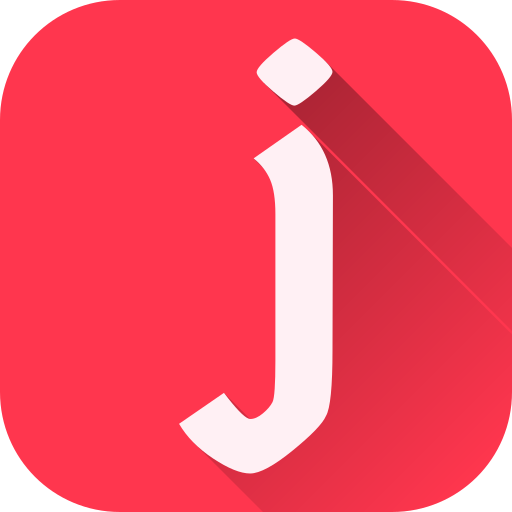 문자 j Generic gradient fill icon