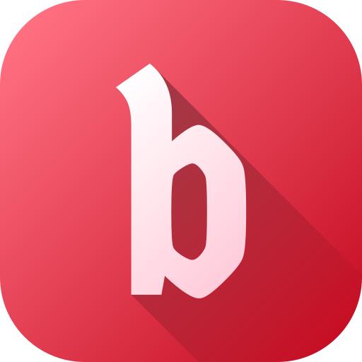 buchstabe b Generic gradient fill icon