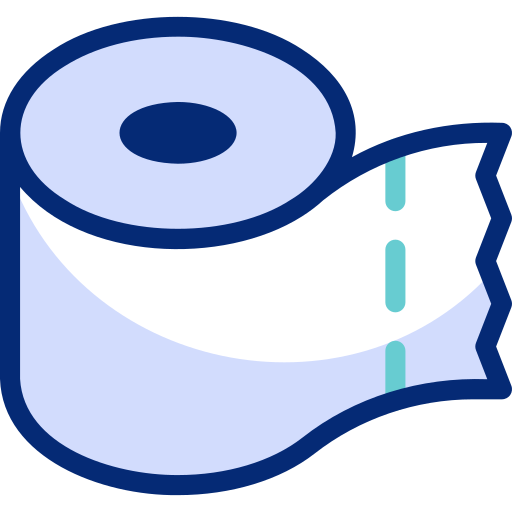 Toilet paper Basic Accent Lineal Color icon