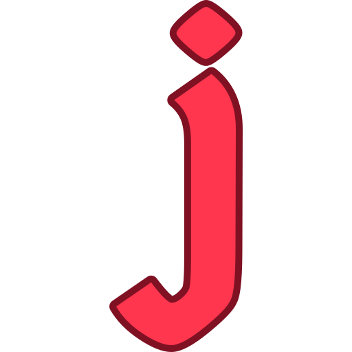 letra j Generic color lineal-color icono