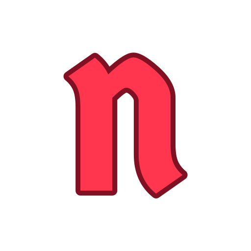 lettre n Generic color lineal-color Icône