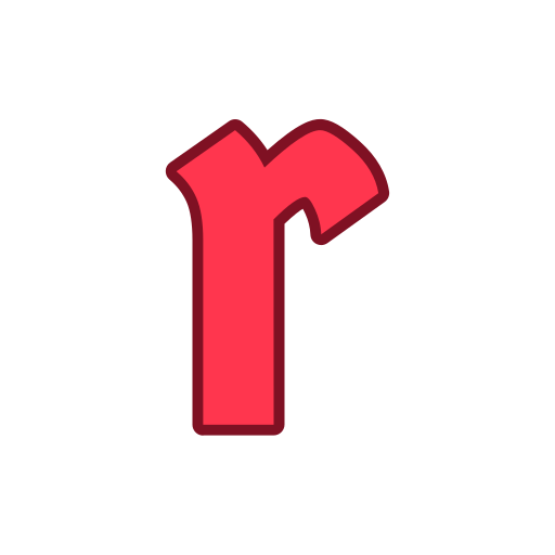 litera r Generic color lineal-color ikona
