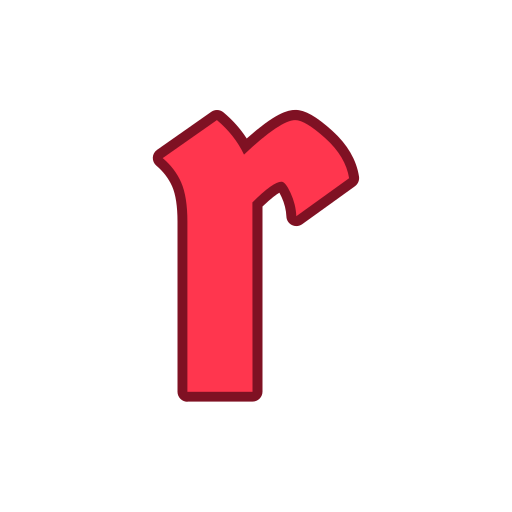 Letter r Generic color lineal-color icon