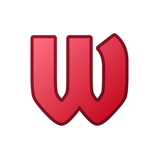 lettera w Generic gradient lineal-color icona