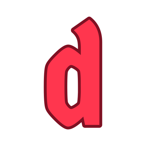 文字d Generic color lineal-color icon