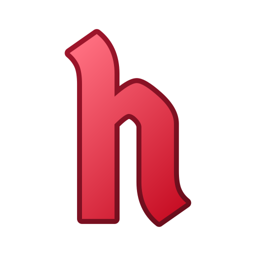 lettre h Generic gradient lineal-color Icône