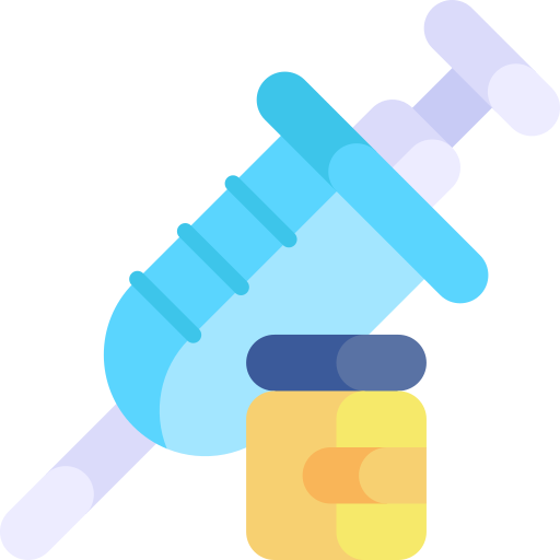 Vaccine Kawaii Flat icon
