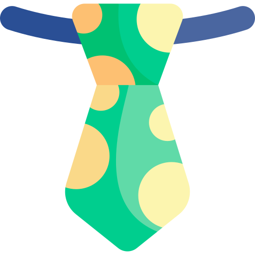 cravatta Kawaii Flat icona