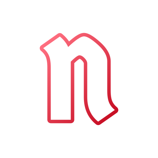 Letter n Generic gradient outline icon