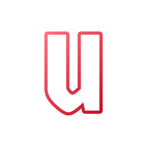 文字u Generic gradient outline icon