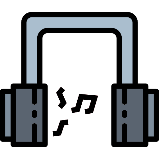 kopfhörer Smalllikeart Lineal Color icon