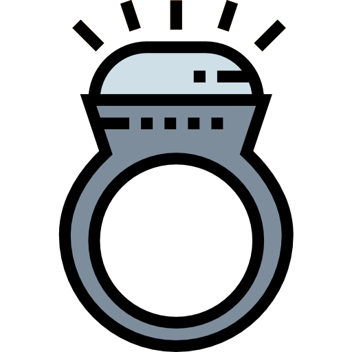 anillo Smalllikeart Lineal Color icono