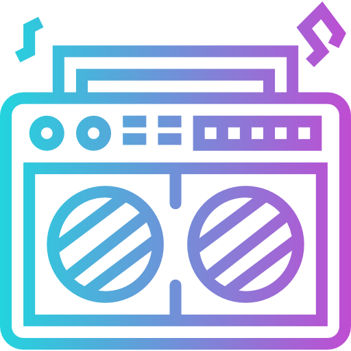 radio Smalllikeart Gradient icoon