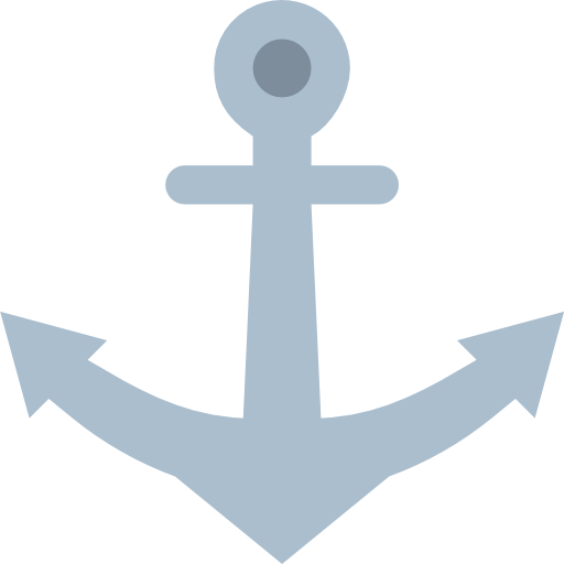 Anchor Smalllikeart Flat icon