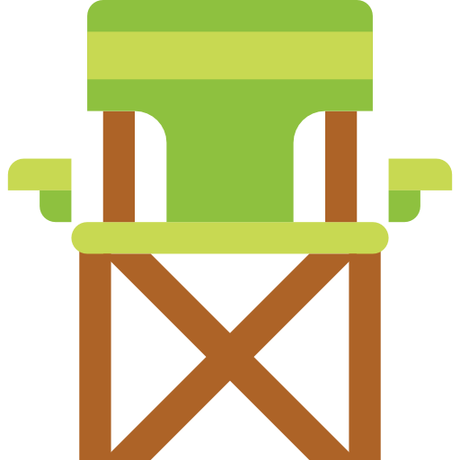 silla de camping Smalllikeart Flat icono