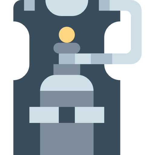 Oxygen tank Smalllikeart Flat icon