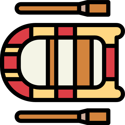 ゴムボート Smalllikeart Lineal Color icon