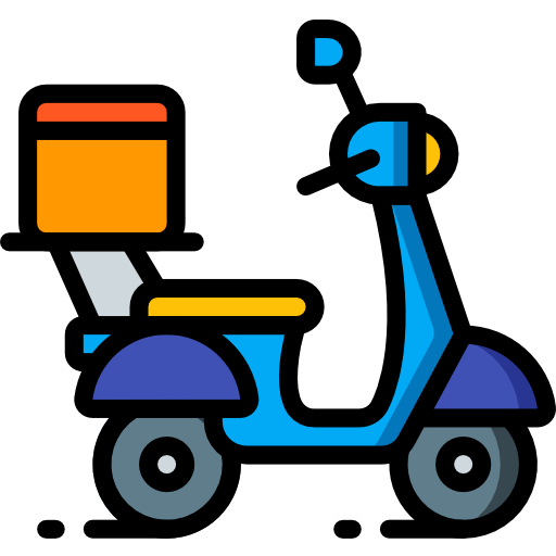 Moped Basic Miscellany Lineal Color icon