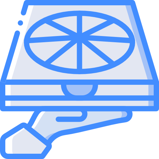피자 Basic Miscellany Blue icon