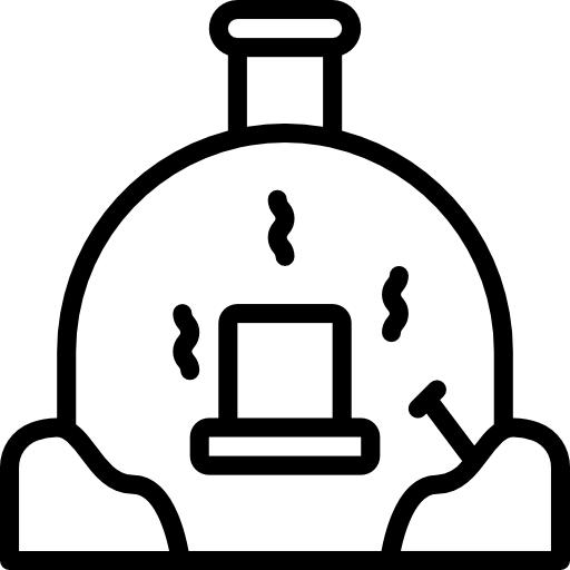 horno Basic Miscellany Lineal icono