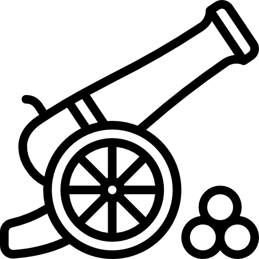 대포 Basic Miscellany Lineal icon