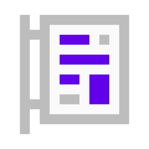 letrero Generic color lineal-color icono