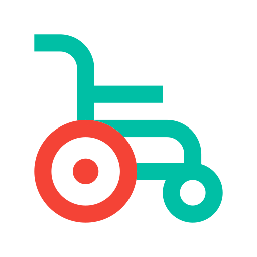 silla de ruedas Generic outline icono