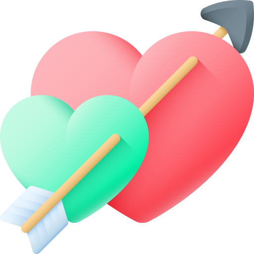 心臓 3D Color icon