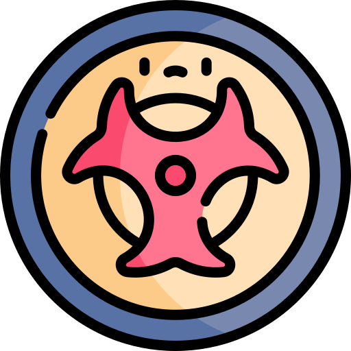 Hazardous Kawaii Lineal color icon