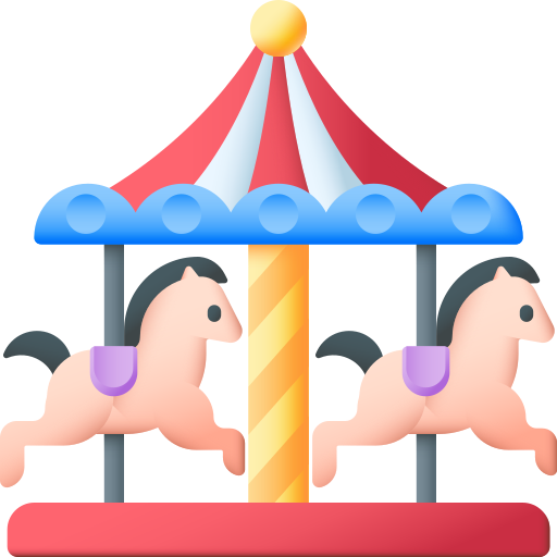 Carousel 3D Color icon