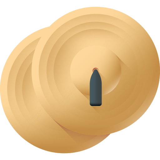 Cymbals 3D Color icon