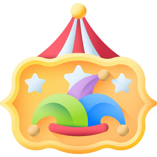 carnaval 3D Color icono